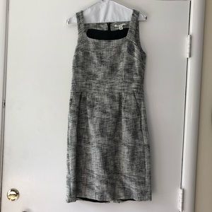 Banana Republic Black & White Tweed Business Dress